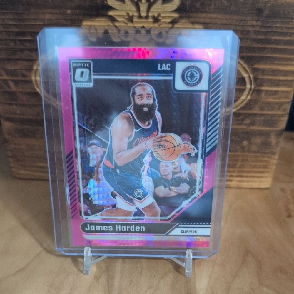 2024-25 Donruss Optic James Harden Pink Hyper Prizm Clippers